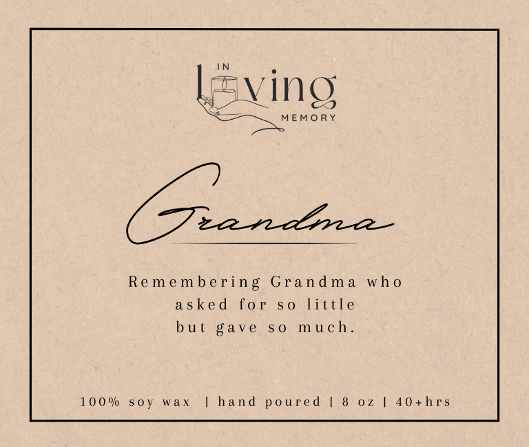 IN LOVING MEMORY - BESPOKE