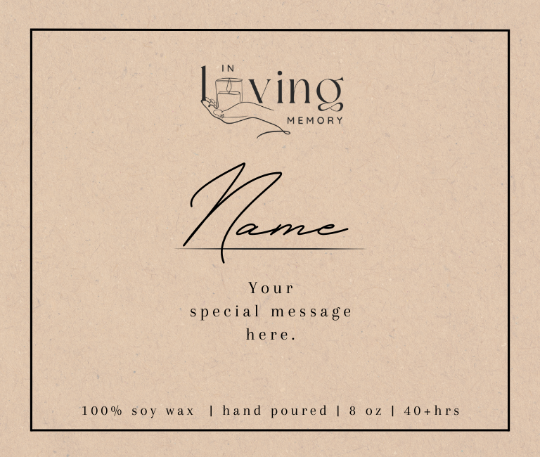 IN LOVING MEMORY - BESPOKE