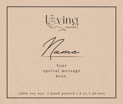 IN LOVING MEMORY - BESPOKE