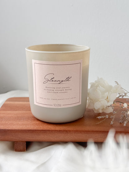 Natural soy candle