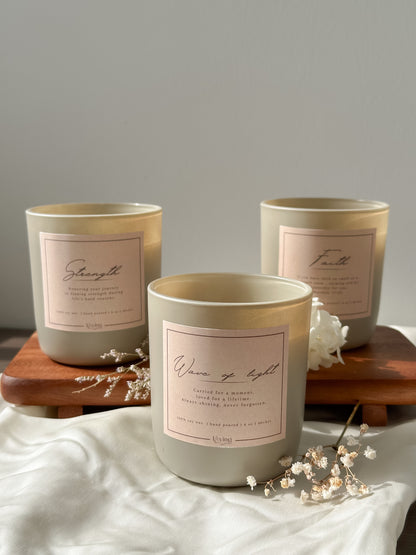 collection of soy candles